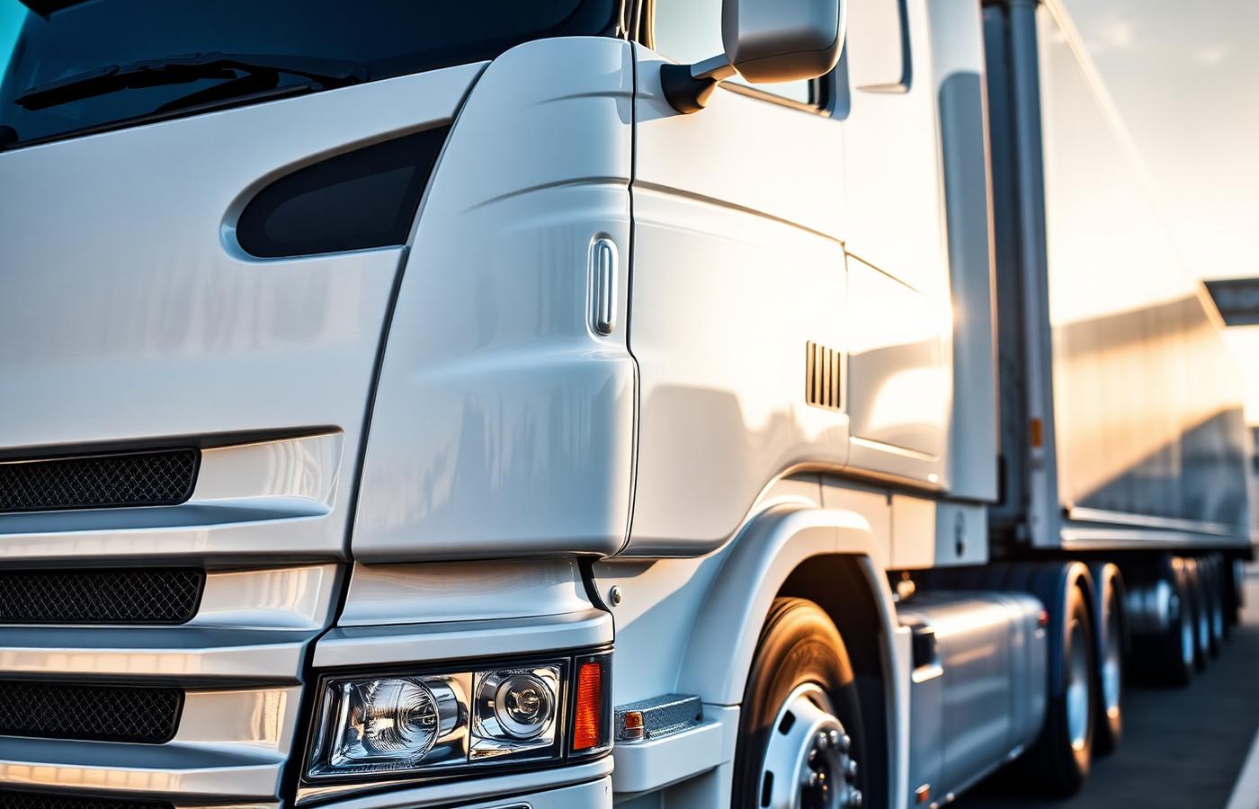 Superlink truck cab operated through the Bluberry Holdings partner and fleet network